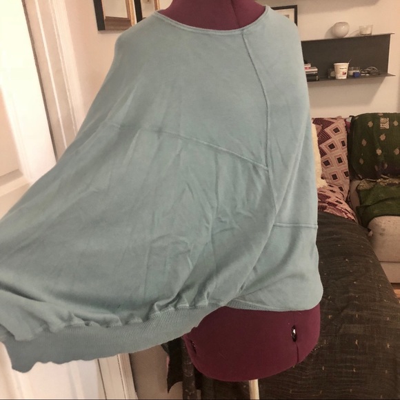 so allure - asymmetric sweatshirt - petroleum - Picture 3 of 4